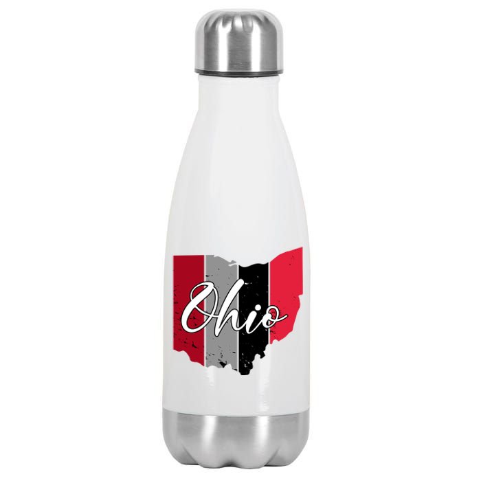 Ohio State Vintage Stainless Steel Insulated Water Bottle