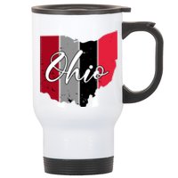 Ohio State Vintage Stainless Steel Travel Mug