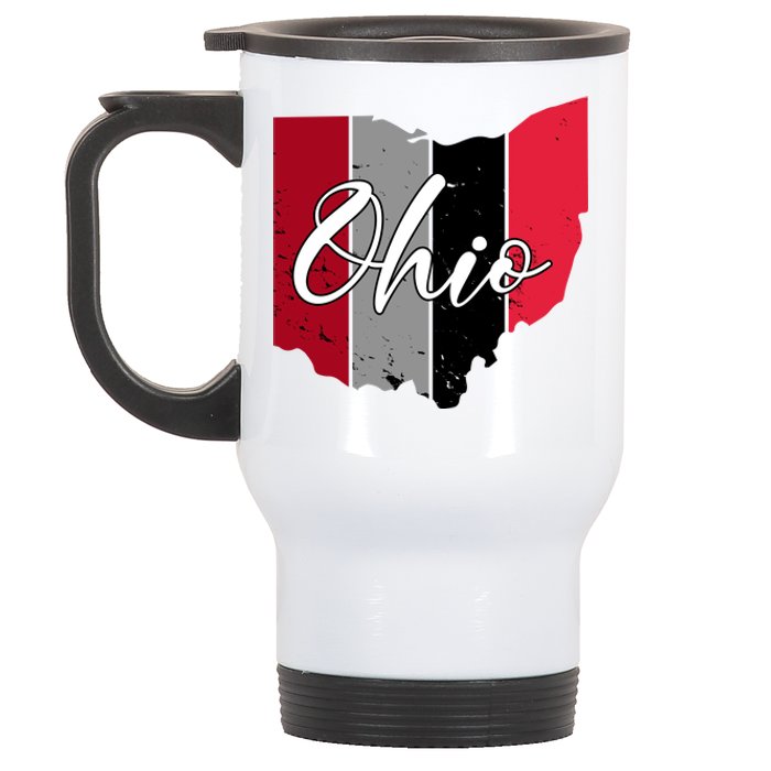 Ohio State Vintage Stainless Steel Travel Mug