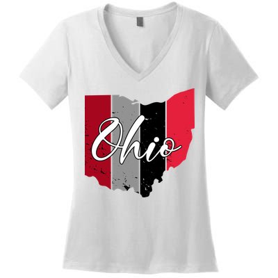 Ohio State Vintage Women's V-Neck T-Shirt