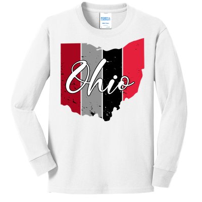 Ohio State Vintage Kids Long Sleeve Shirt