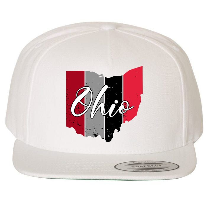 Ohio State Vintage Wool Snapback Cap