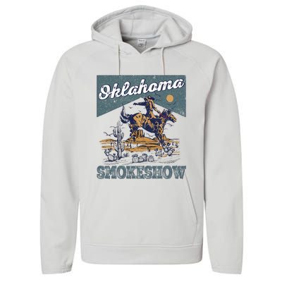 Oklahoma Smokeshow Western Oklahoma Smokeshow Rodeo Performance Fleece Hoodie