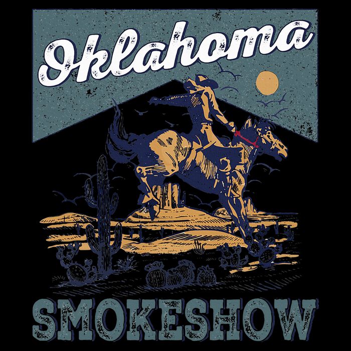 Oklahoma Smokeshow Western Oklahoma Smokeshow Rodeo 16oz Travel Tumbler