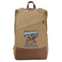 Oklahoma Smokeshow Western Oklahoma Smokeshow Rodeo Cotton Canvas Backpack