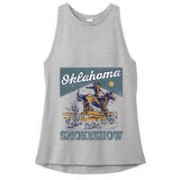 Oklahoma Smokeshow Western Oklahoma Smokeshow Rodeo Ladies PosiCharge Tri-Blend Wicking Tank