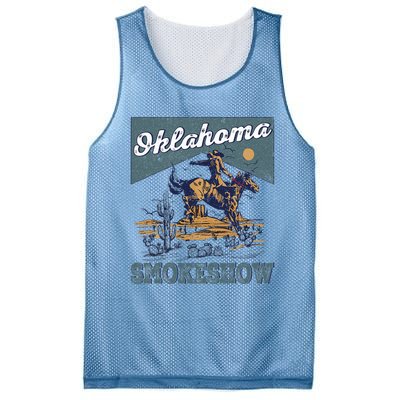 Oklahoma Smokeshow Western Oklahoma Smokeshow Rodeo Mesh Reversible Basketball Jersey Tank