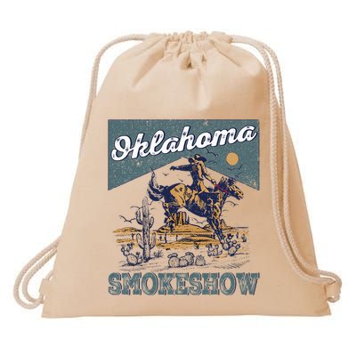 Oklahoma Smokeshow Western Oklahoma Smokeshow Rodeo Drawstring Bag