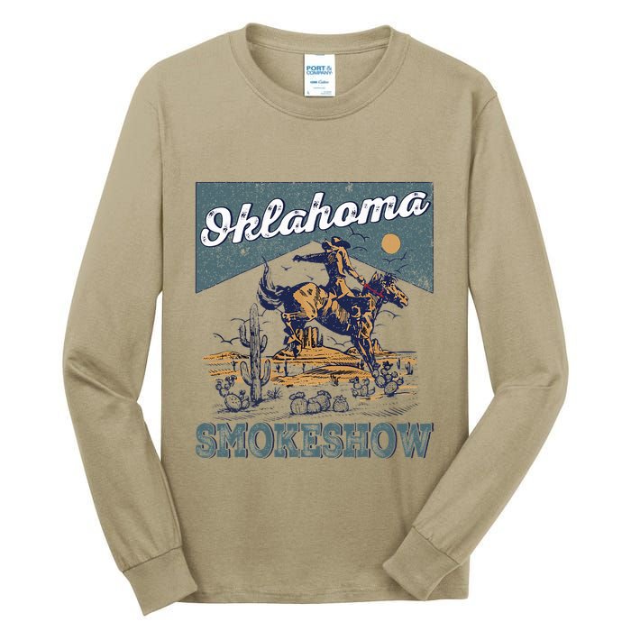 Oklahoma Smokeshow Western Oklahoma Smokeshow Rodeo Tall Long Sleeve T-Shirt