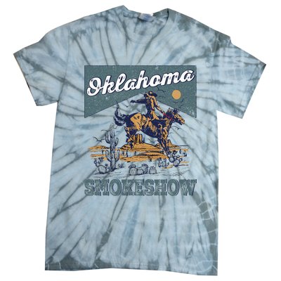 Oklahoma Smokeshow Western Oklahoma Smokeshow Rodeo Tie-Dye T-Shirt