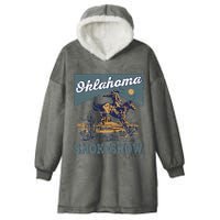 Oklahoma Smokeshow Western Oklahoma Smokeshow Rodeo Hooded Wearable Blanket