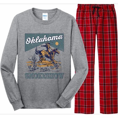 Oklahoma Smokeshow Western Oklahoma Smokeshow Rodeo Long Sleeve Pajama Set