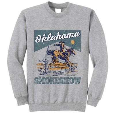 Oklahoma Smokeshow Western Oklahoma Smokeshow Rodeo Tall Sweatshirt