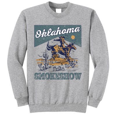 Oklahoma Smokeshow Western Oklahoma Smokeshow Rodeo Tall Sweatshirt