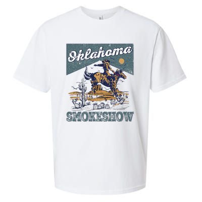 Oklahoma Smokeshow Western Oklahoma Smokeshow Rodeo Sueded Cloud Jersey T-Shirt