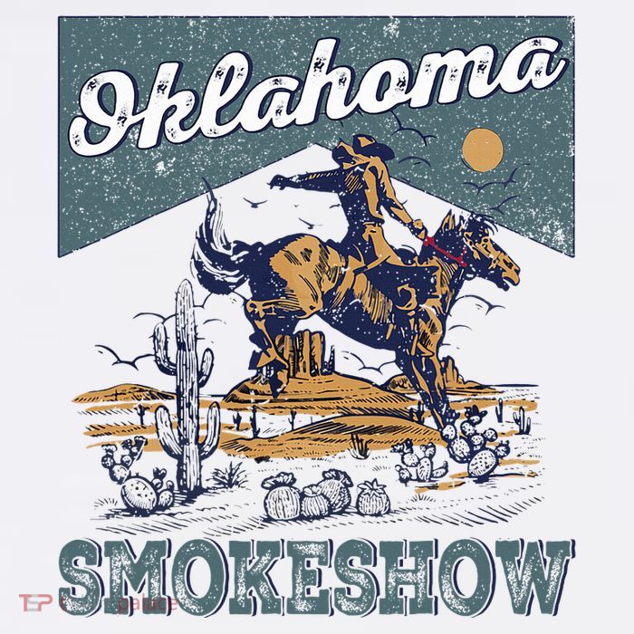 Oklahoma Smokeshow Western Oklahoma Smokeshow Rodeo Cool Comfort Performance Bucket Hat