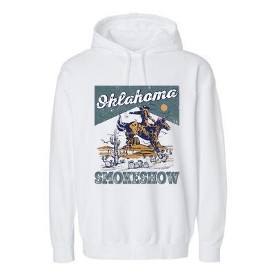 Oklahoma Smokeshow Western Oklahoma Smokeshow Rodeo Garment-Dyed Fleece Hoodie