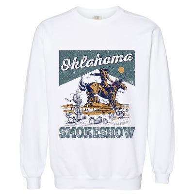 Oklahoma Smokeshow Western Oklahoma Smokeshow Rodeo Garment-Dyed Sweatshirt