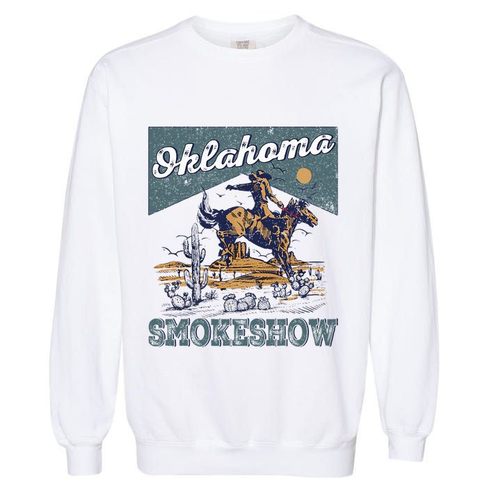 Oklahoma Smokeshow Western Oklahoma Smokeshow Rodeo Garment-Dyed Sweatshirt