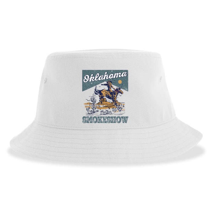 Oklahoma Smokeshow Western Oklahoma Smokeshow Rodeo Sustainable Bucket Hat