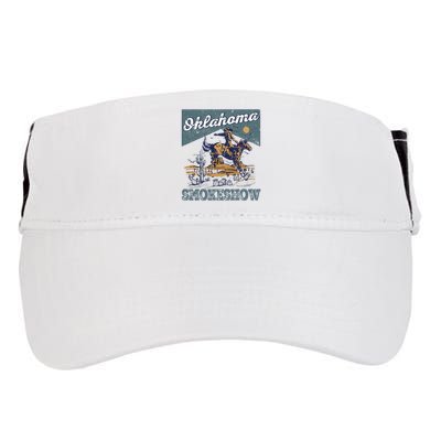 Oklahoma Smokeshow Western Oklahoma Smokeshow Rodeo Adult Drive Performance Visor