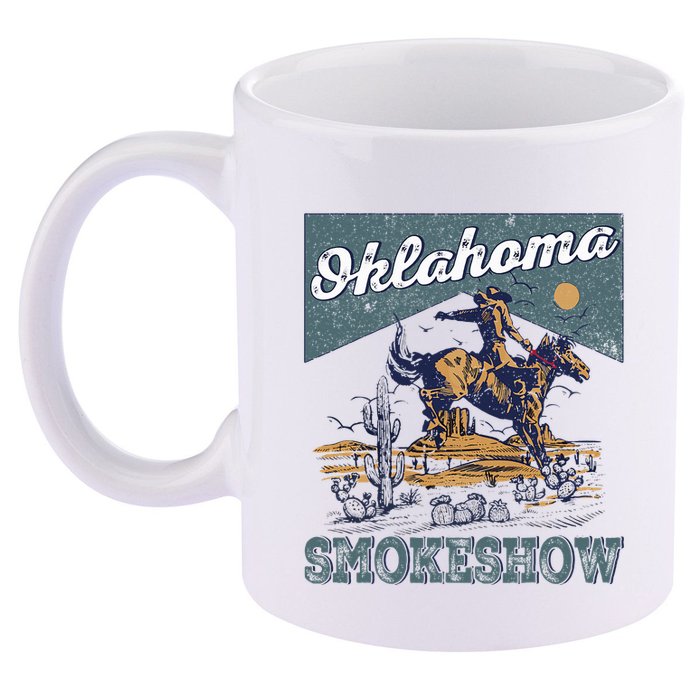 Oklahoma Smokeshow Western Oklahoma Smokeshow Rodeo 11oz C Handle Ceramic Mug