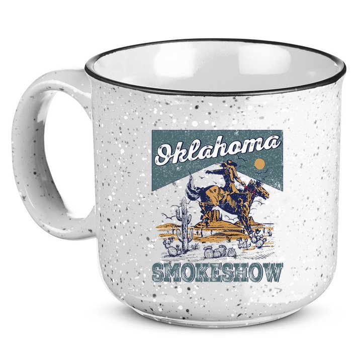 Oklahoma Smokeshow Western Oklahoma Smokeshow Rodeo 15oz Campfire Ceramic Mug