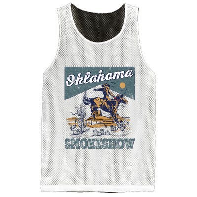 Oklahoma Smokeshow Western Oklahoma Smokeshow Rodeo Mesh Reversible Basketball Jersey Tank