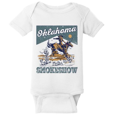 Oklahoma Smokeshow Western Oklahoma Smokeshow Rodeo Baby Bodysuit