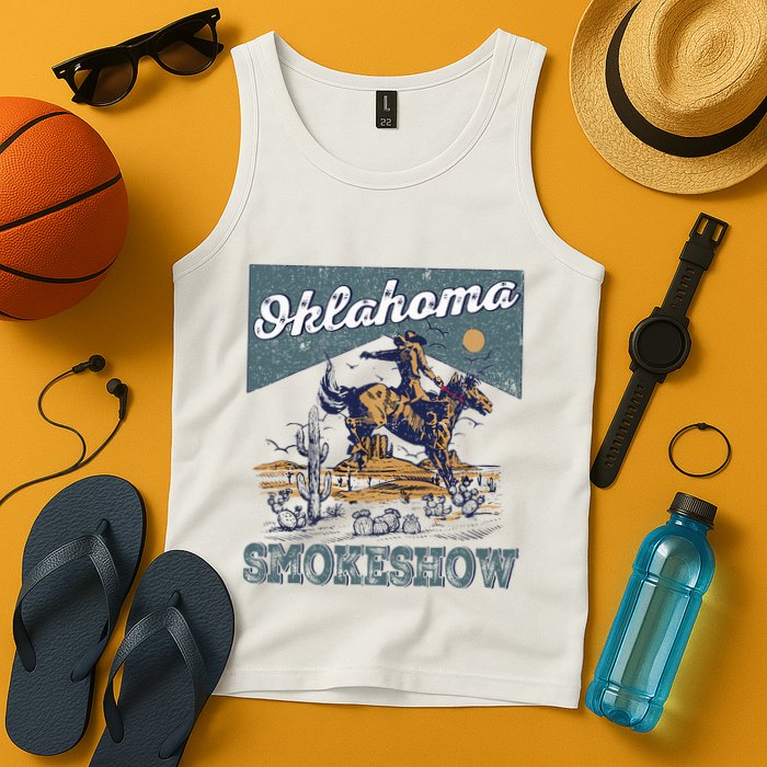 Oklahoma Smokeshow Western Oklahoma Smokeshow Rodeo Tank Top