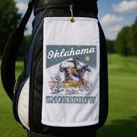 Oklahoma Smokeshow Western Oklahoma Smokeshow Rodeo Golf Towel
