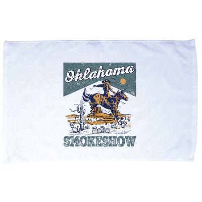 Oklahoma Smokeshow Western Oklahoma Smokeshow Rodeo Microfiber Hand Towel