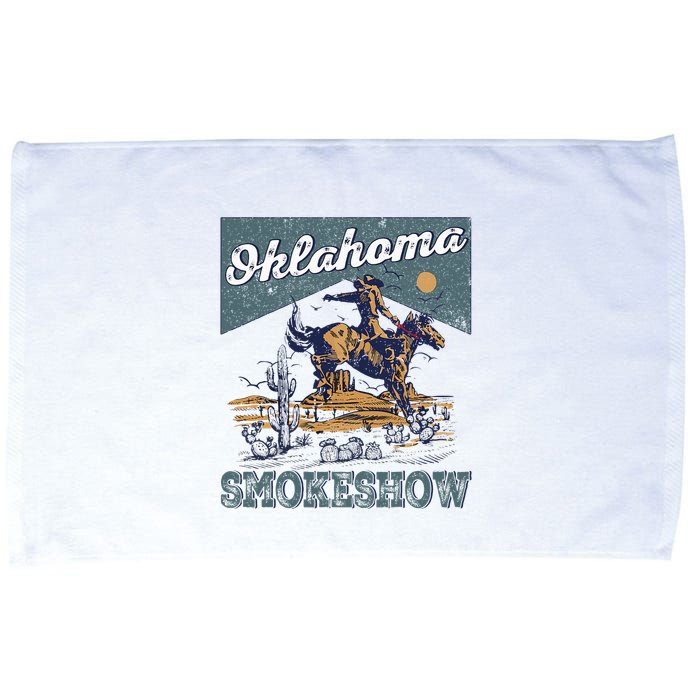 Oklahoma Smokeshow Western Oklahoma Smokeshow Rodeo Microfiber Hand Towel