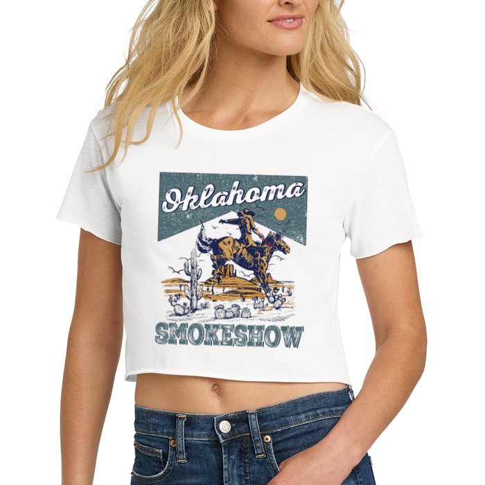 Oklahoma Smokeshow Western Oklahoma Smokeshow Rodeo Crop Top