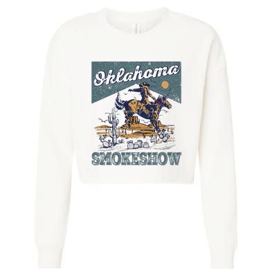 Oklahoma Smokeshow Western Oklahoma Smokeshow Rodeo Cropped Pullover Crew