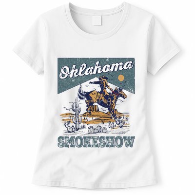 Oklahoma Smokeshow Western Oklahoma Smokeshow Rodeo Womens T-Shirt