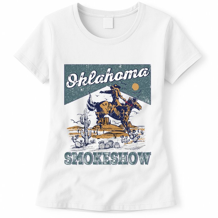 Oklahoma Smokeshow Western Oklahoma Smokeshow Rodeo Womens T-Shirt