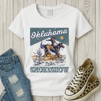 Oklahoma Smokeshow Western Oklahoma Smokeshow Rodeo Womens T-Shirt