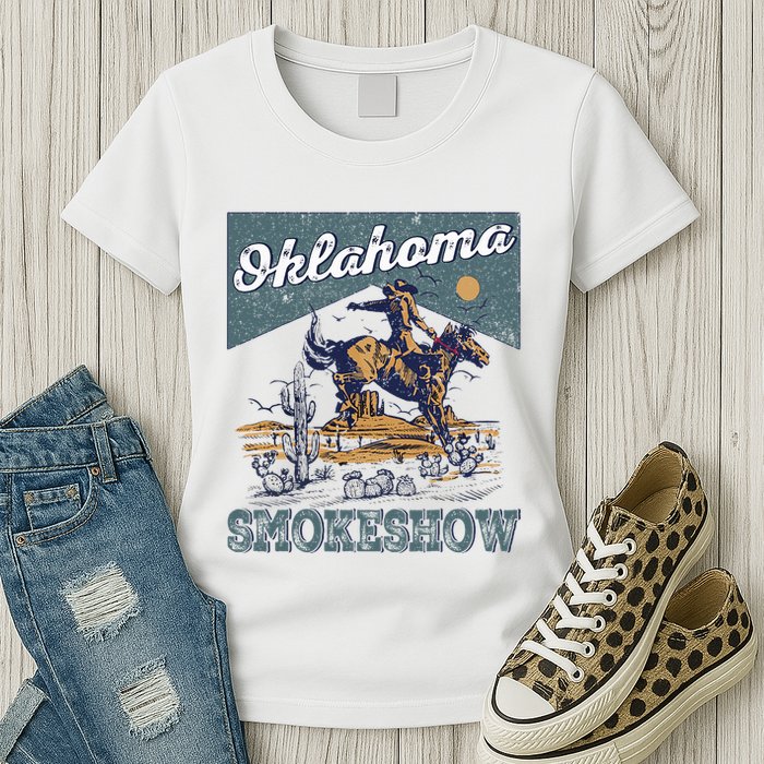 Oklahoma Smokeshow Western Oklahoma Smokeshow Rodeo Womens T-Shirt