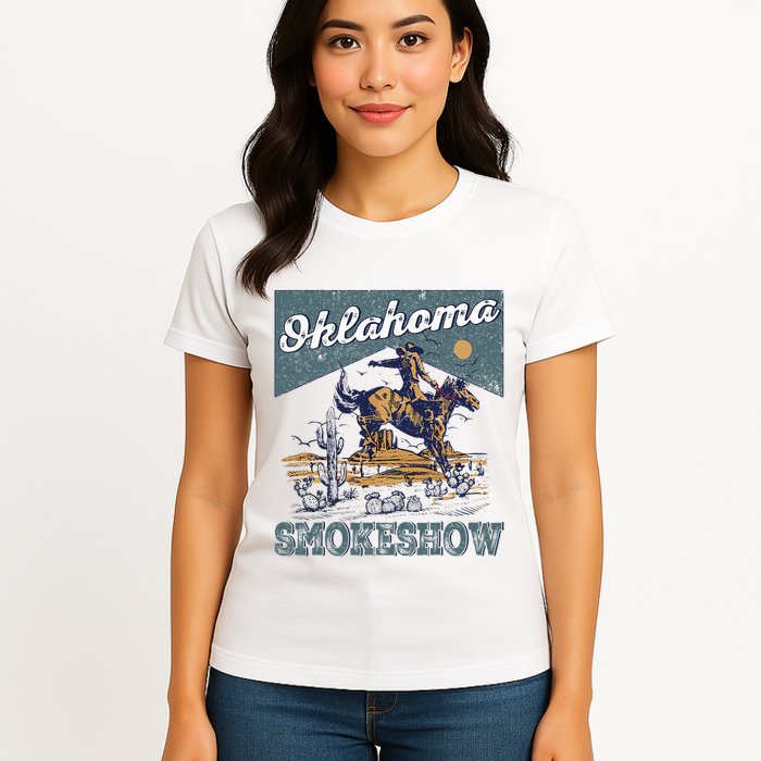 Oklahoma Smokeshow Western Oklahoma Smokeshow Rodeo Womens T-Shirt