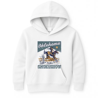 Oklahoma Smokeshow Western Oklahoma Smokeshow Rodeo Kids Hoodie
