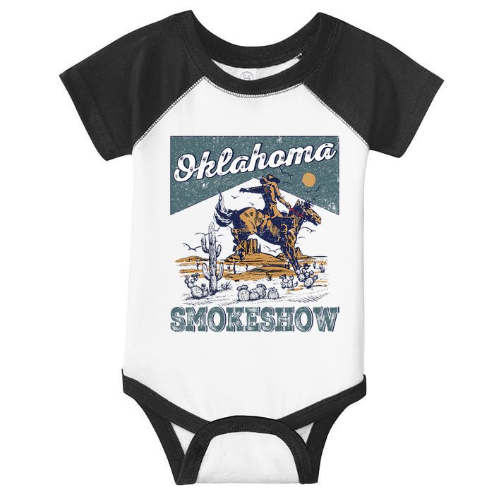Oklahoma Smokeshow Western Oklahoma Smokeshow Rodeo Infant Baby Jersey Bodysuit