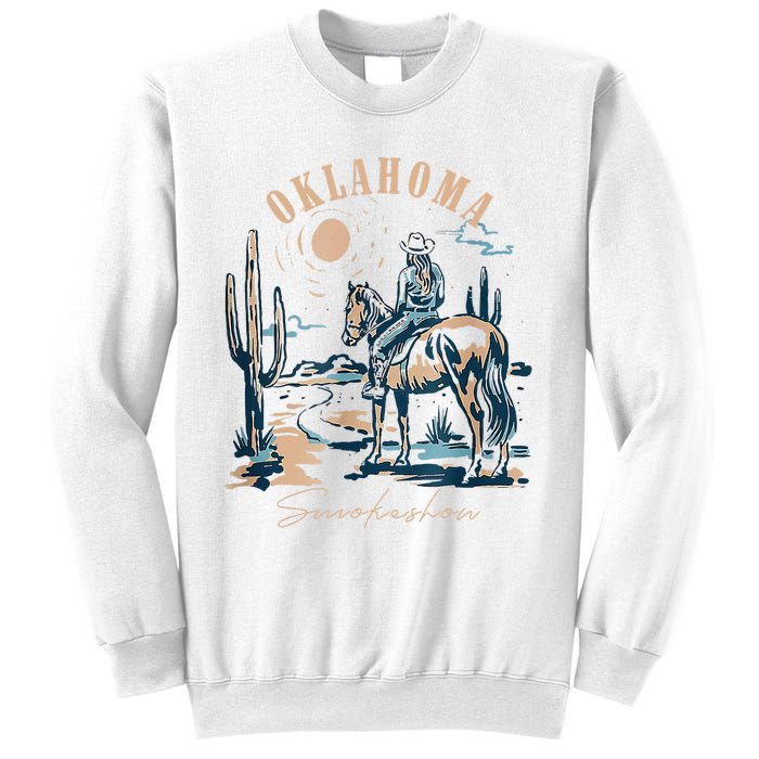 Oklahoma Smokeshow Western Oklahoma Smokeshow Cowboy Rodeo Sweatshirt