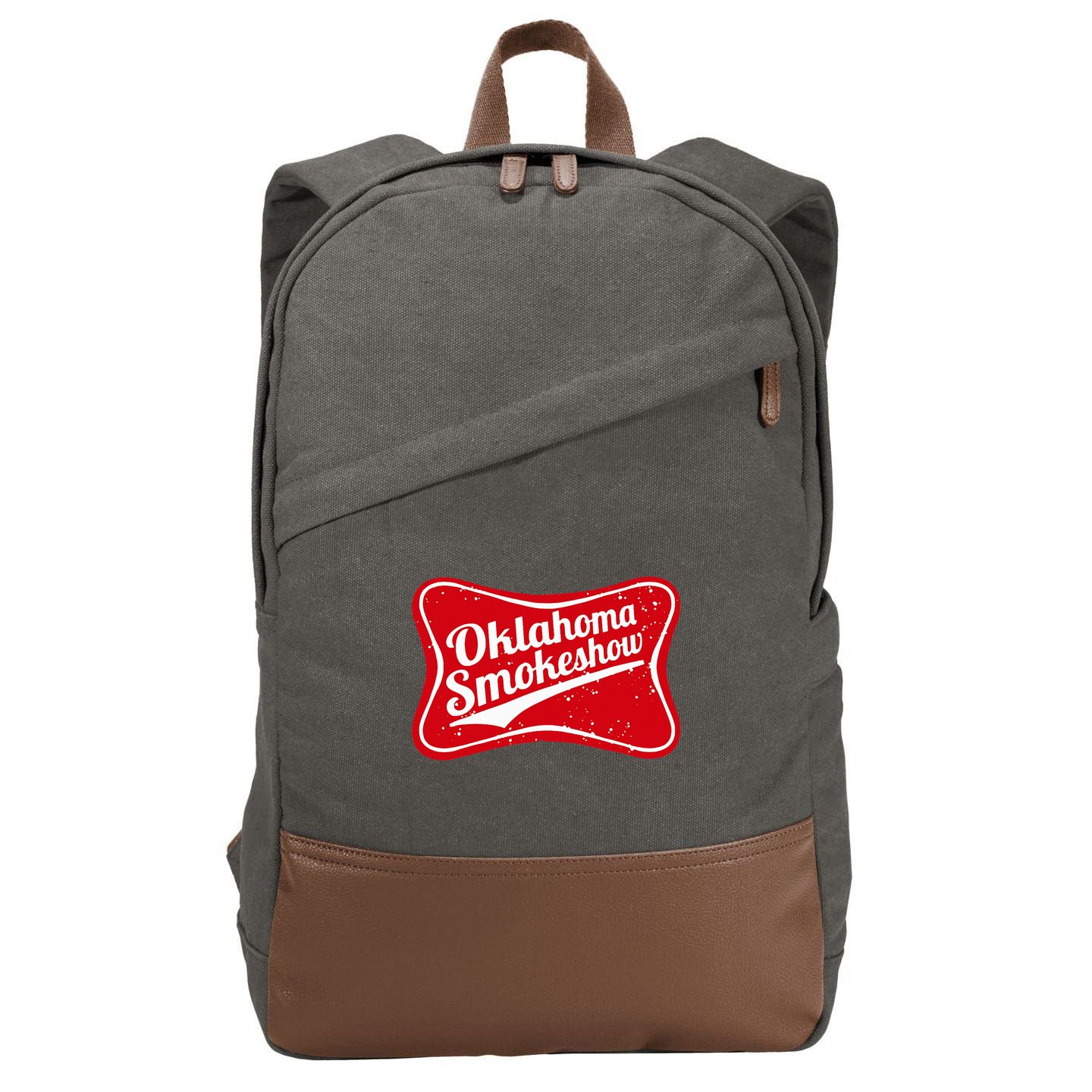 Oklahoma Smokeshow Western Country Music Cotton Canvas Backpack