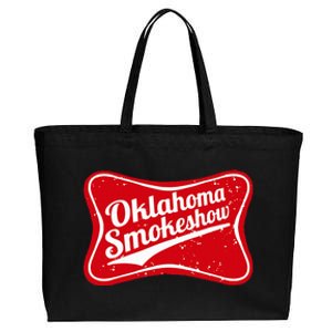 Oklahoma Smokeshow Western Country Music Cotton Canvas Jumbo Tote