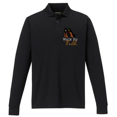 Oes Sisters Walk By Faith Order Of Eastern Star Performance Long Sleeve Polo