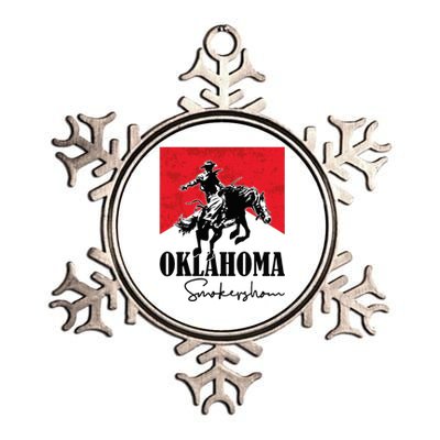 Oklahoma Smokeshow Western Country Metallic Star Ornament