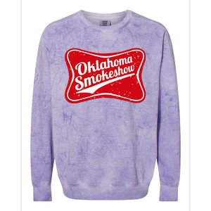 Oklahoma Smokeshow Western Country Music Cowboy Colorblast Crewneck Sweatshirt