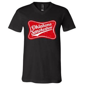 Oklahoma Smokeshow Western Country Music Cowboy V-Neck T-Shirt