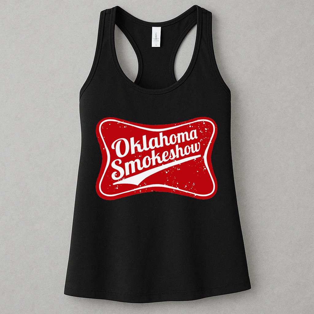 Oklahoma Smokeshow Western Country Music Cowboy Womens Tank Top